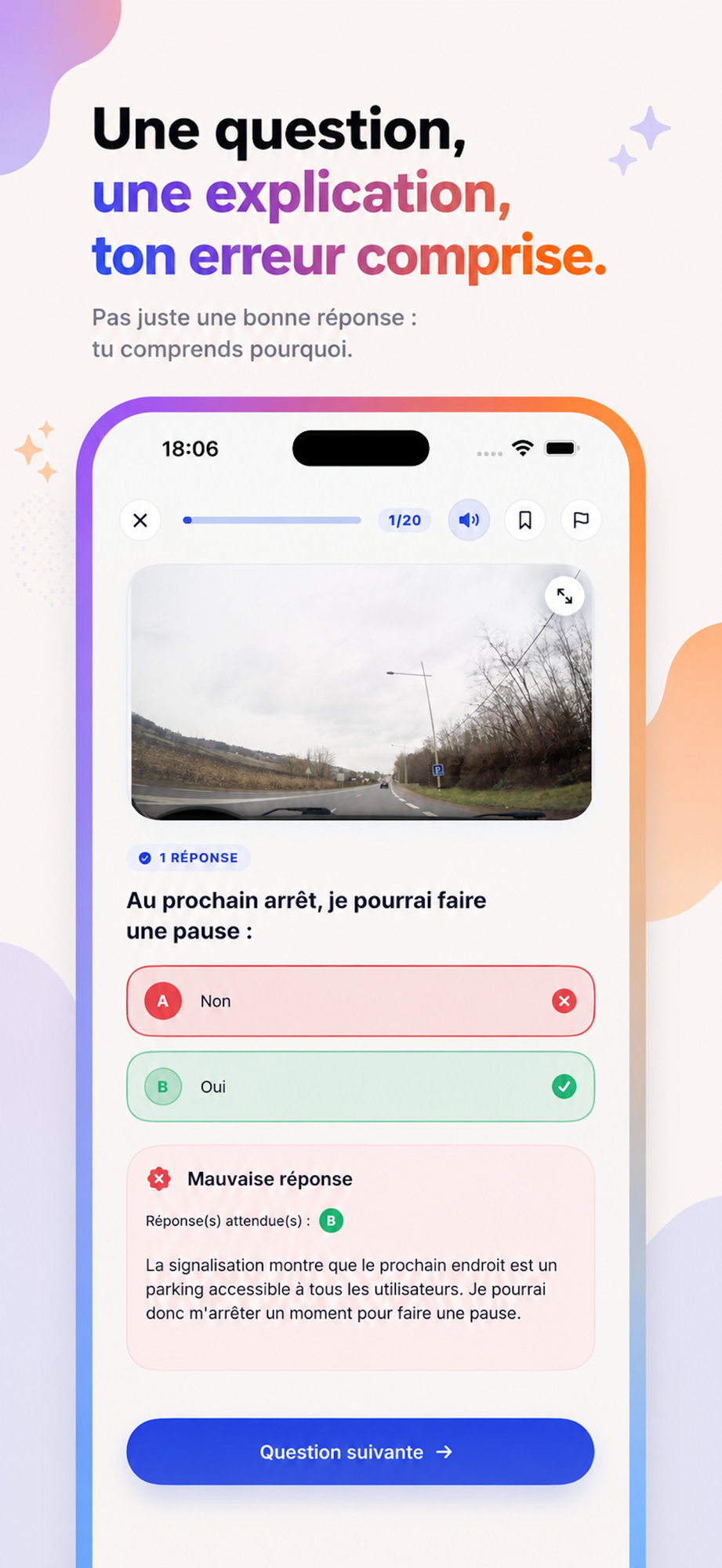 Quiz avec explications