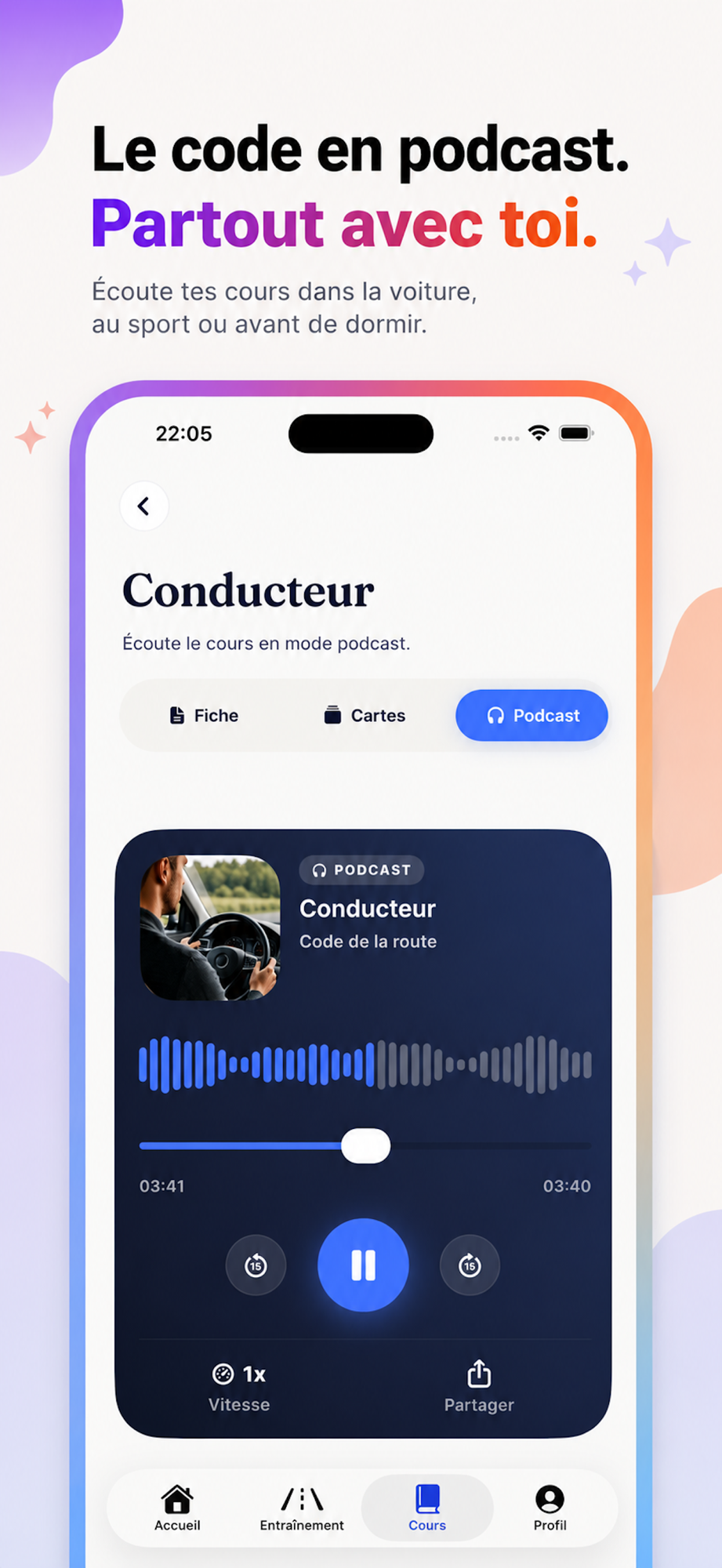Cours en podcast